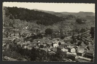 Vue générale de Pont Fromentières (Ardèche)