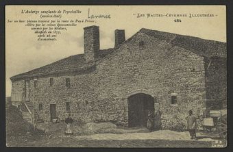 L'Auberge sanglante de Peyrebeilhe (ancien état) - Sur un plateau par la route du Puy à Privas ; célèbre par les crimes épouvantables commis par les hôteliers, décapités en 1833, après 26 ans d'assassinats