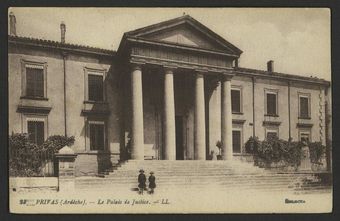 Privas (Ardèche). - Le Palais de Justice