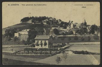 St-Agrève - Vue générale (La Cabanette)