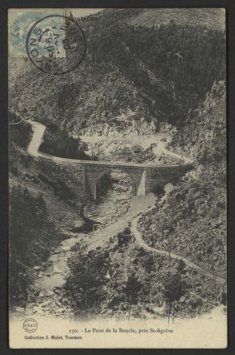 Le Pont de la Boucle, près St-Agrèce