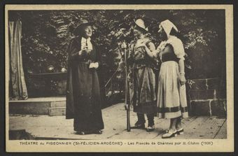 Théâtre du Pigeonnier (St-Félicien-Ardèche) - Les Fiancés de Charmes par H. Ghéon (1936)