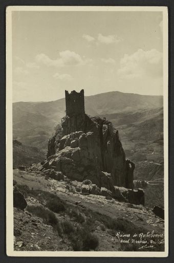 Ruines de Rochebonne - Haut Vivarais - Ardèche