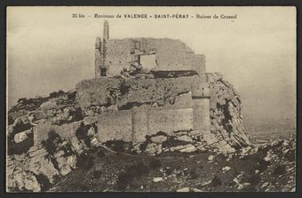 Environs de Valence - Saint-Péray - Ruines de Crussol