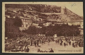 Tournon (Ardèche) - Le Marché