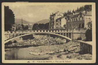 Vals-les-Bains. - Vue sur la Volane