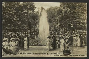 Vals-les-Bains - Le Geyser - Parc de Vals-Précieuse