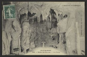 Vals-les-Bains - Grotte des Sources. - Les Perles