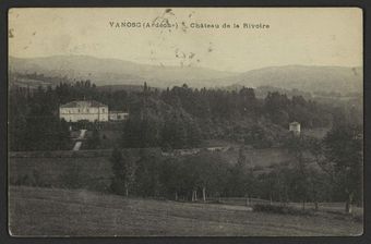 Vanosc (Ardèche). Châtau de la Rivoire
