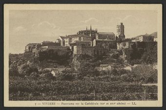 Viviers - Panorama sur la Cathédrale (XIe et XVIe siècles)