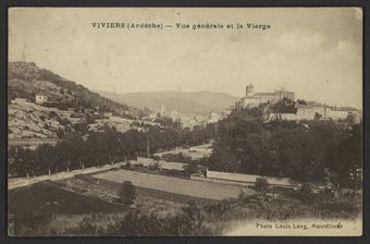 Viviers (Ardèche) - Vue générale et la Vierge