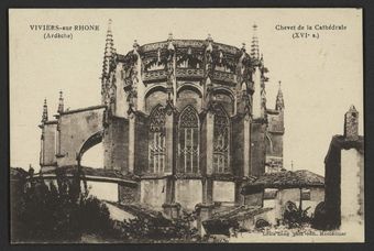 Viviers-sur-Rhône (Ardèche). Chevet de la Cathédrale (XVIe s.)