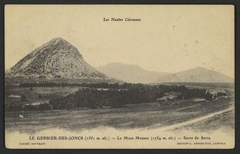 Le Gerbier-des-Joncs (1551 m. alt.) - Le Mont Mezenc (1574 m. alt.) - Serre de Serra