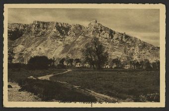 Valence. La Montagne et Ruines du Château de Crussol