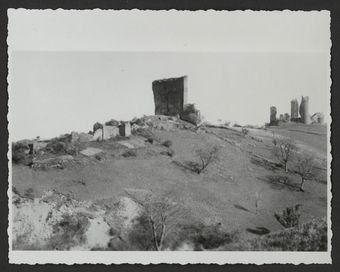 Ruines du château de Bourdeaux