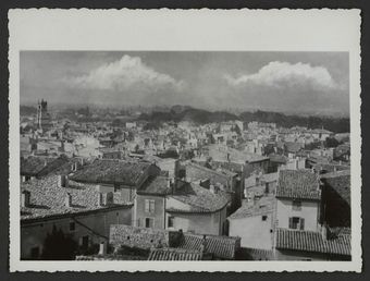 Vue générale d'une ville  de la Drôme