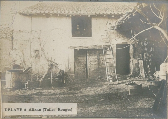 Façade de la maison Delaye à Alixan