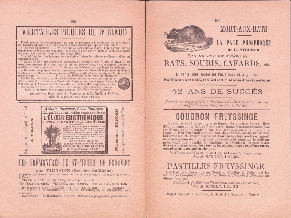 La Revue trimestrielle ou L'intermédiaire pharmaceutique des familles de la Drôme et de l'Ardèche (1889)