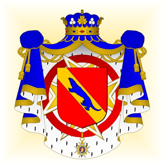 Blason des Faÿ dans le Cordon bleu