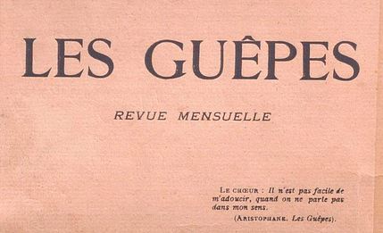 Revue mensuelle Les Guepes